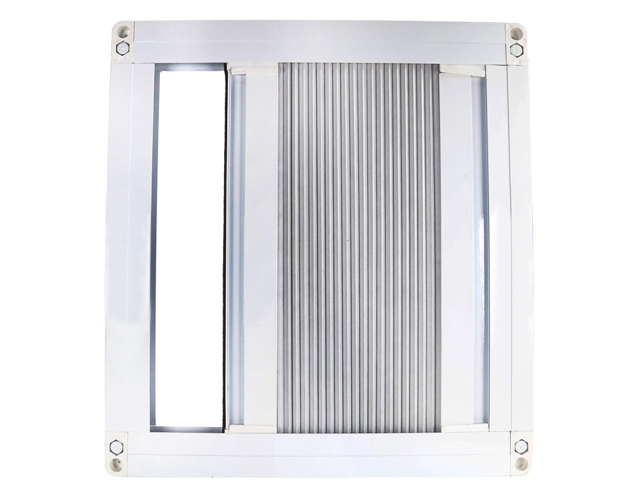 Plissé gordijn 100% lichtwerend aluminium