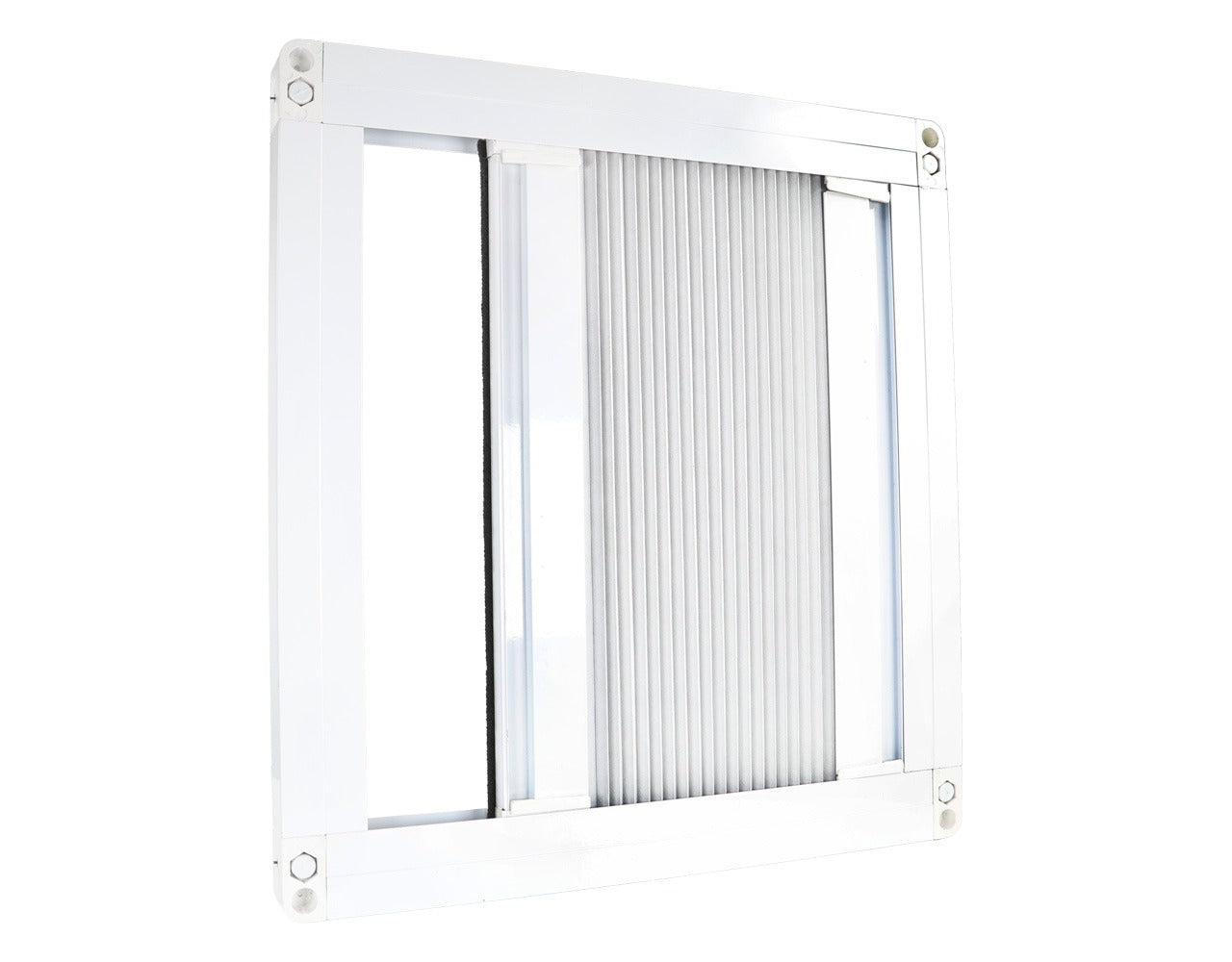 Plissé gordijn 100% lichtwerend aluminium