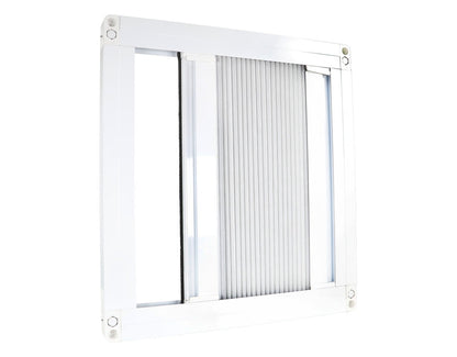 Plissé gordijn 100% lichtwerend aluminium