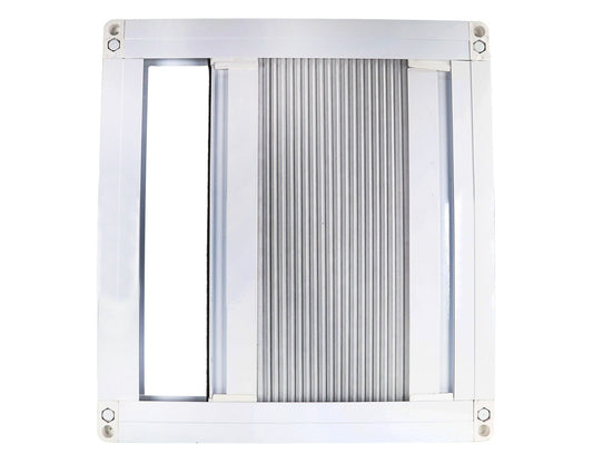 Plissé gordijn 100% lichtwerend aluminium